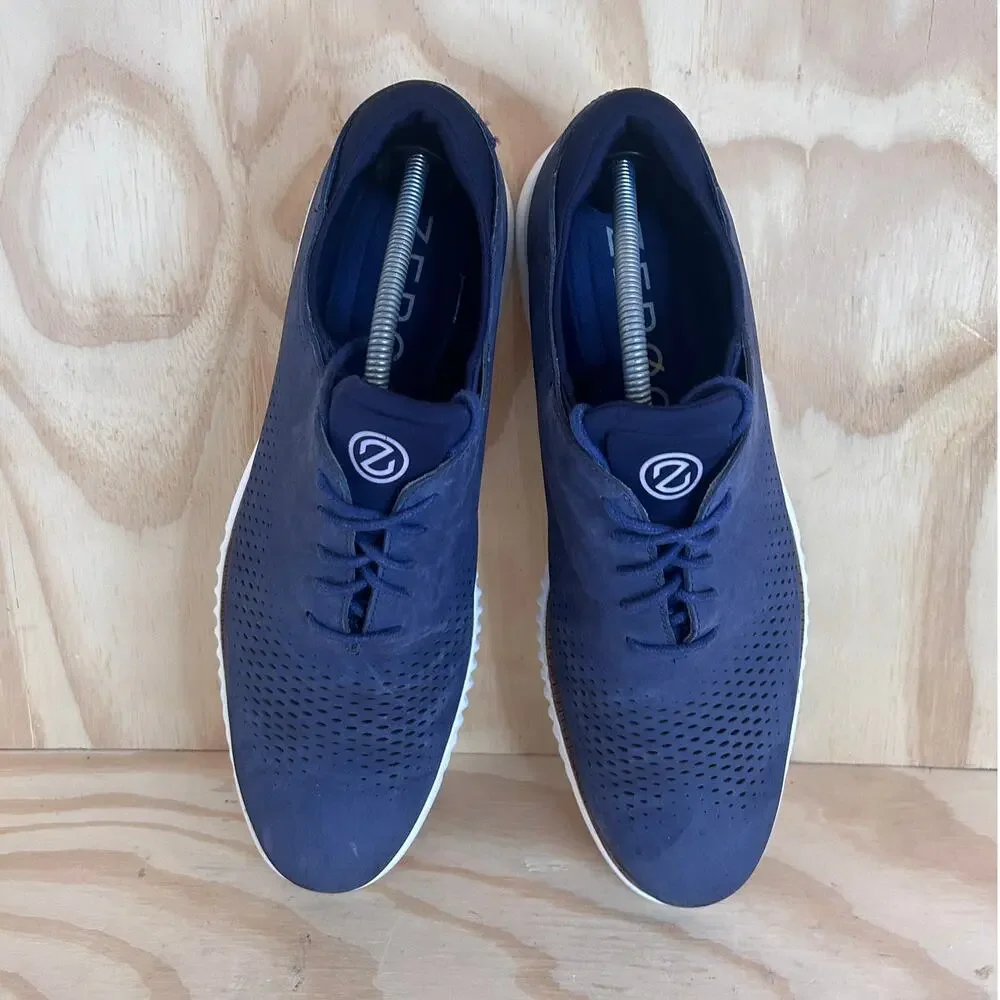Cole Haan - 2.ZeroGrand Laser Wingtip - Oxfords - Blue - Men's - 12M - C23806